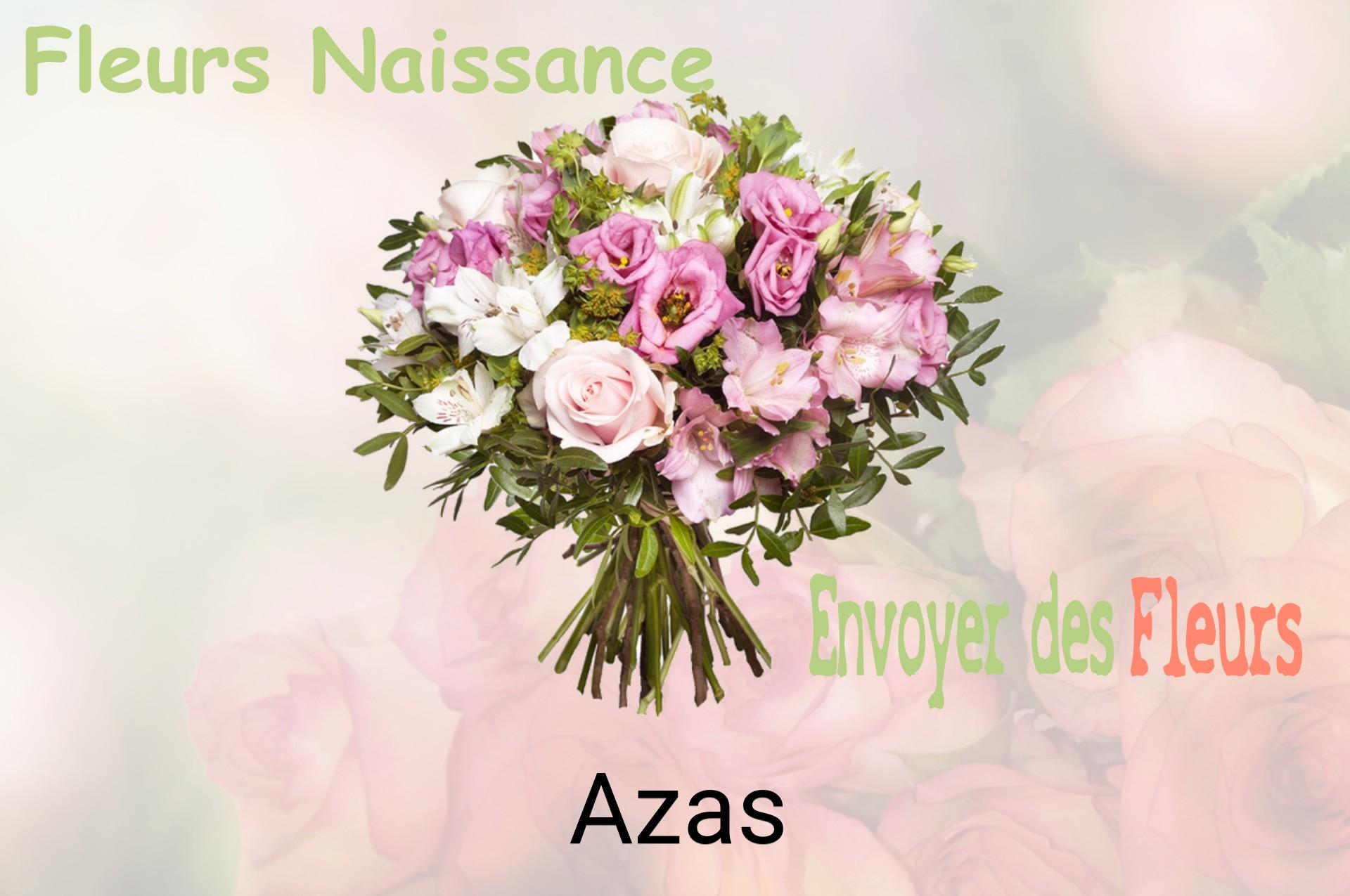 Bouquet de fleurs de naissance livré à Azas